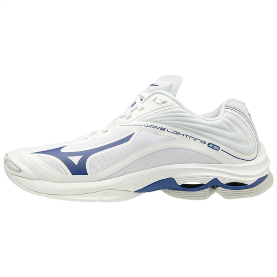 Mizuno Wave Lightning Z6 Röplabda Cipő Női Fehér / Sötétkék | SEPM-34768