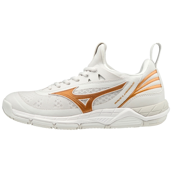 Mizuno Wave Luminous Röplabda Cipő Női Fehér | OUIK-64203