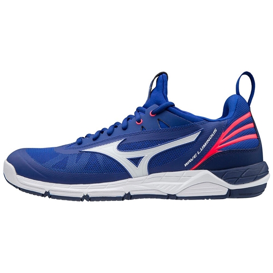 Mizuno Wave Luminous Röplabda Cipő Női Kék / Fehér / Rózsaszín | RYWK-80726