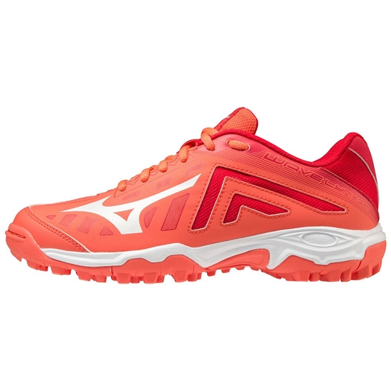 Mizuno Wave Lynx Hockey Cipő Férfi Korall / Fehér | TFVH-40763