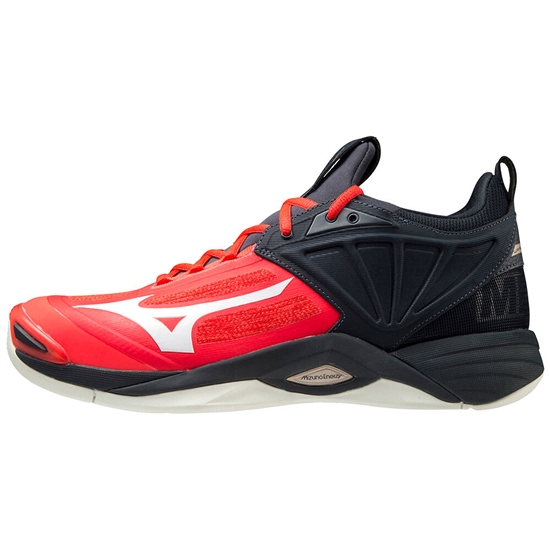 Mizuno Wave Momentum 2 Röplabda Cipő Férfi Piros / Fehér | OFNL-69471