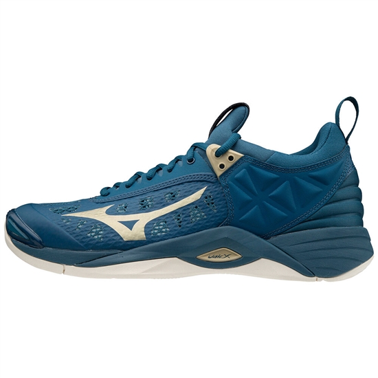 Mizuno Wave Momentum Röplabda Cipő Férfi Kék | IRTB-69057