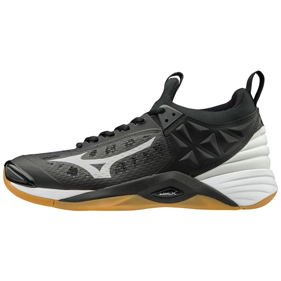 Mizuno Wave Momentum Röplabda Cipő Női Fekete / Titán | VDSQ-61389