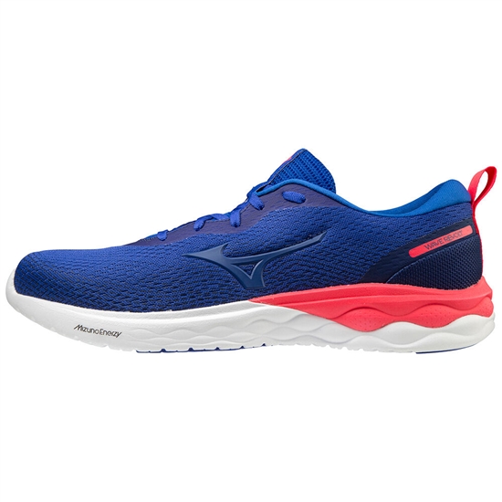 Mizuno Wave Revolt Futócipő Férfi Kék / Rózsaszín | TRLY-80791