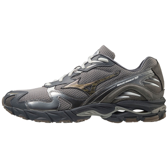 Mizuno Wave Rider 10 Tornacipő Férfi Szürke | PIKR-29310