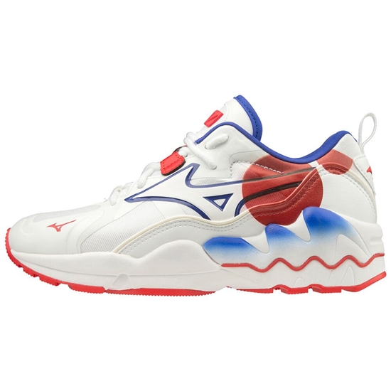 Mizuno Wave Rider 1 Shape of Time Tornacipő Női Fehér / Piros | GOTL-69231