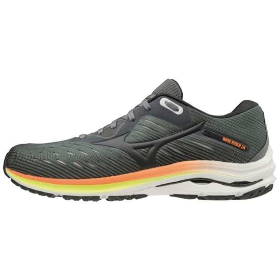 Mizuno Wave Rider 24 Futócipő Férfi MélyZöld | ALHD-09248