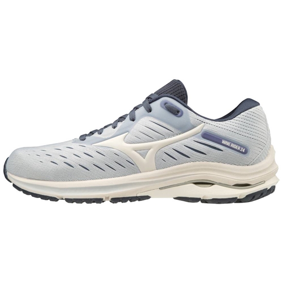 Mizuno Wave Rider 24 Futócipő Női Fehér / Lila | KUOF-48576