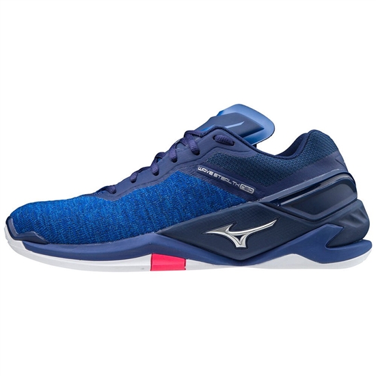 Mizuno Wave Stealth Neo Kézilabda Cipő Női Kék / Titán / Rózsaszín | AFCH-27415