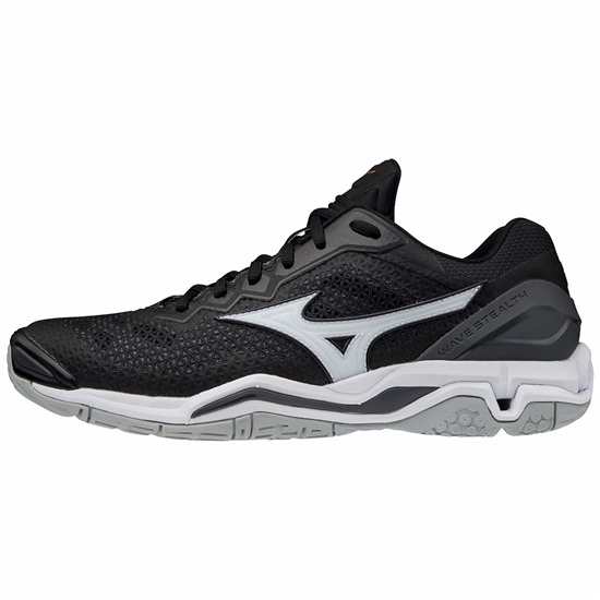 Mizuno Wave Stealth V Kézilabda Cipő Női Fekete / Fehér | ROMC-75183