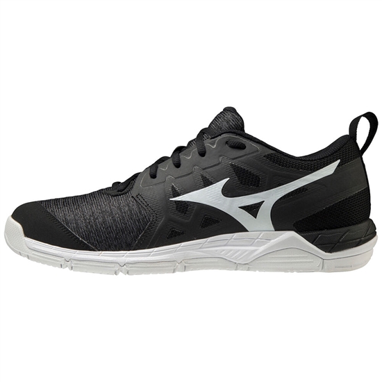 Mizuno Wave Supersonic 2 Röplabda Cipő Férfi Fekete / Fehér / Szürke | OTYA-95713