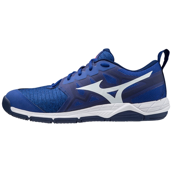 Mizuno Wave Supersonic 2 Röplabda Cipő Férfi Kék / Fehér / Rózsaszín | RCIB-35964