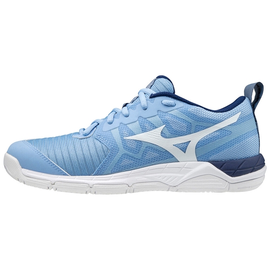 Mizuno Wave Supersonic 2 Röplabda Cipő Női Kék / Fehér | WQYN-30954