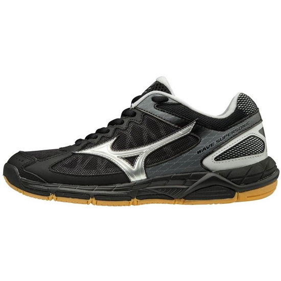 Mizuno Wave Supersonic Röplabda Cipő Női Fekete / Titán | YHZX-30956